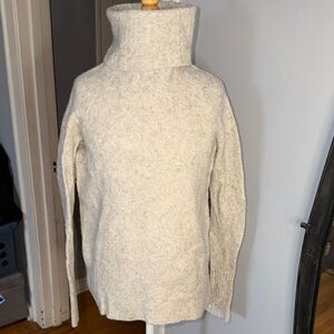 Aritzia Community Soft Gray Knit Turtleneck
